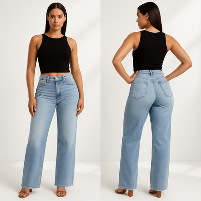 Sanflori® Mid-low Rise Stretch Jeans