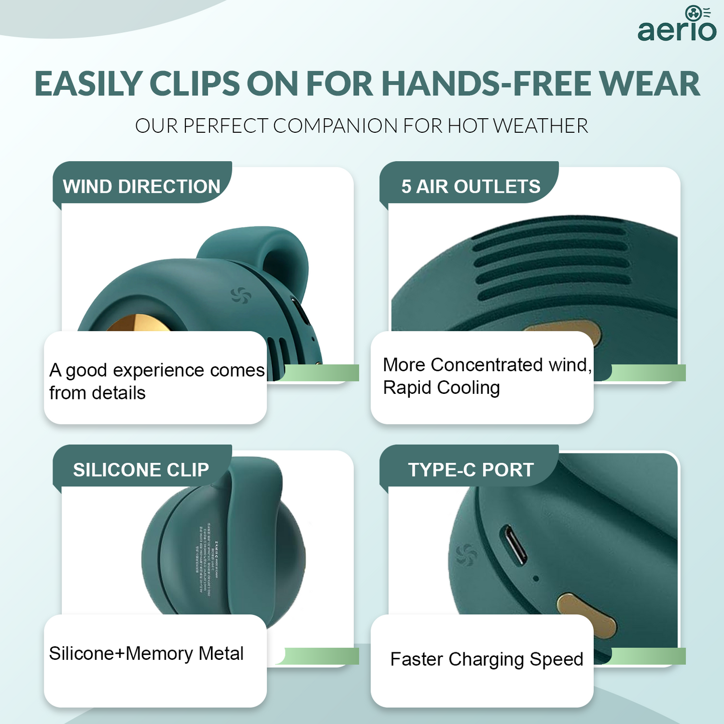 Portable Clip-On Fan