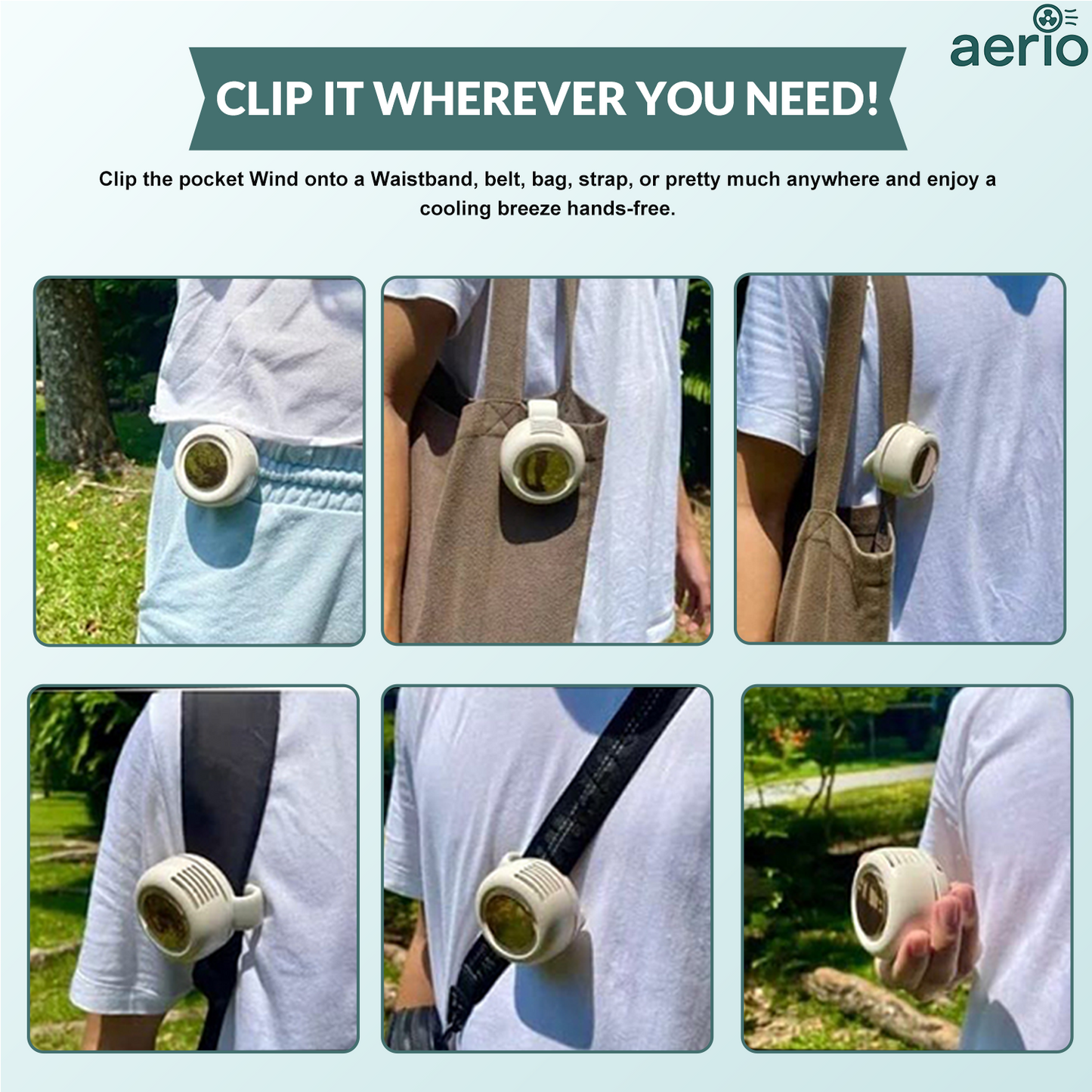 Portable Clip-On Fan